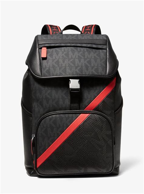 michael kors mens cooper logo stripe backpack|Cooper Logo Backpack .